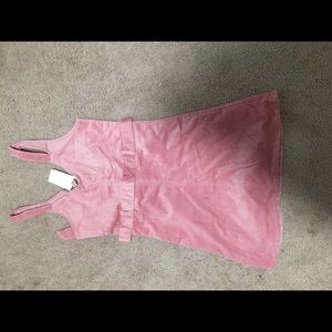Pink H&M velvet dress